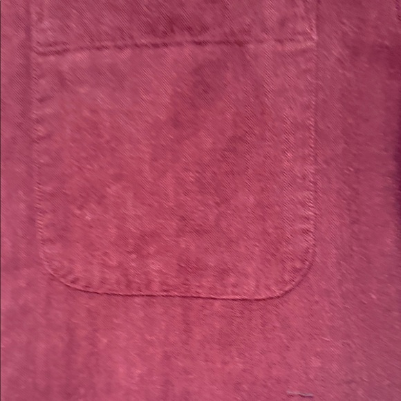 Club Monaco Slim Fit Burgundy Button-Down Shirt | 100% Cotton | Medium - Picture 5 of 8